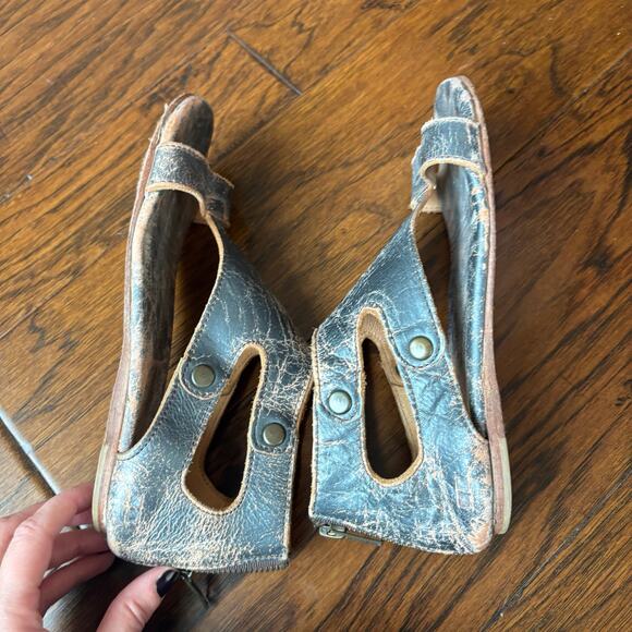 Bed Stu Women’s Soto Distressed Leather Sandals Sz 7 Gladiator Boho Bohemian - Picture 6 of 11